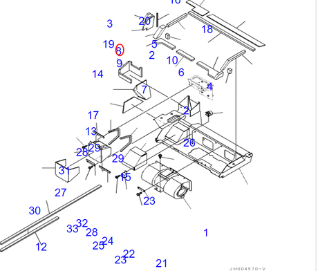 Fits For Komatsu Excavator PC600 - 8E0 PC800 - 8E0 PC850 - 8E0 Air Conditioner Controller 20Y - 97 - 97630 - Fab Heavy Parts