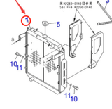 Fits For Komatsu Wheel Loader WA430 - 5 WA480 - 5 WA470 - 5 WA430 - 6 Hydraulic Radiator Core Assembly 421 - 03 - 31551 - Fab Heavy Parts