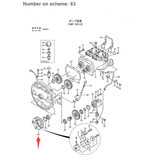 Fits Hitachi Excavator EX120 - 3 EX120 - 3C EX120 - 3m EX120K - 3 EX120K - 3m Single Pump Coupling Assembly 4310056 - Fab Heavy Parts