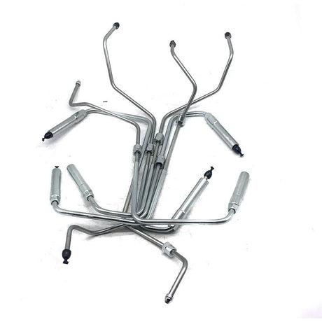 Fits Komatsu 6D125 Engine Fuel Injection Line set for PC400 - 7 Excavator - Fab Heavy Parts