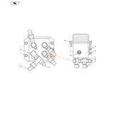 Fußpedal-Steuerventil YN30V00105F2 für Kobelco SK200-8 SK250-8 Bagger