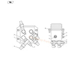 Foot Pedal Control Valve YN30V00105F2 for Kobelco SK200 - 8 SK250 - 8 Exvacator - Fab Heavy Parts