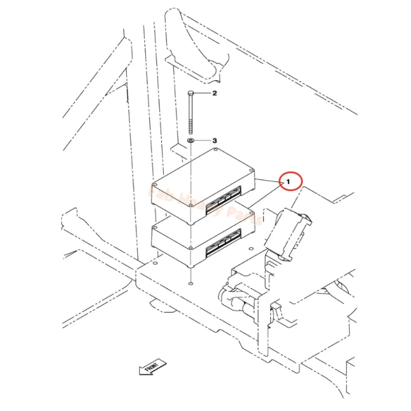 Fits For CASE Crawler Excavator CX250C CX350C ECU Controller KHR10031