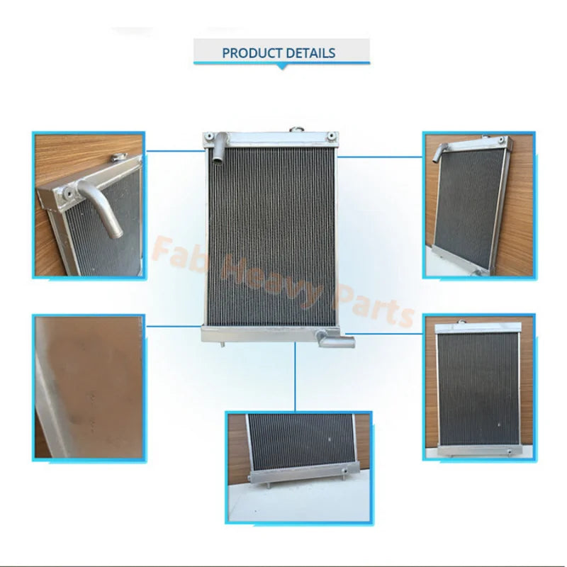 Pour l'ensemble de noyau de radiateur hydraulique de l'excavatrice Doosan DX60