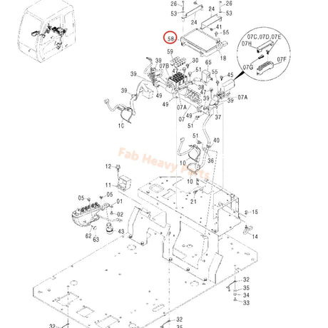 Hitachi Excavator ZX270 ZX280LC -tietokonelevyohjaimelle 9226754