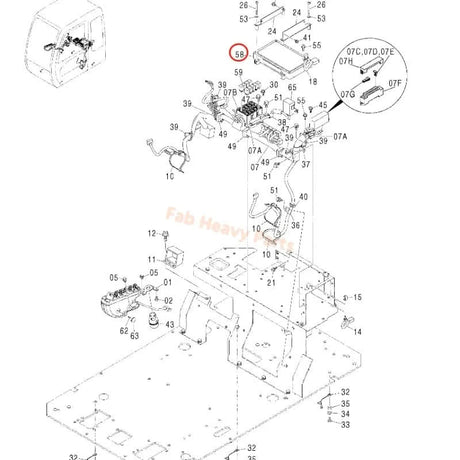 For Hitachi Excavator ZX270 ZX280LC Computer Board Controller 9226754 - Fab Heavy Parts