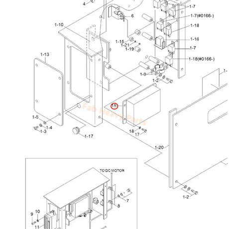 Für Hyundai Bagger R130W-3 CPU Controller Assy 21EA-32112