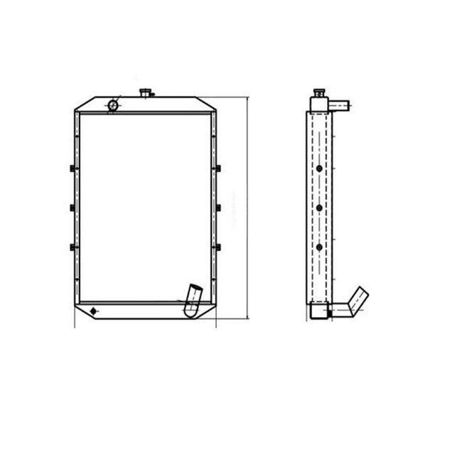 Für Hyundai Bagger R150-7 Hydraulische Kühlerkernbaugruppe