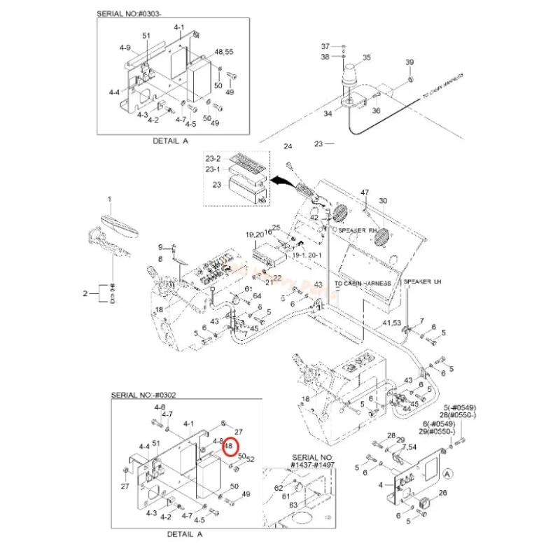 For Hyundai Excavator R220LC-3 R210LC-3 CPU Control Panel 21EM-32150