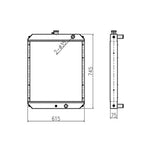For Hyundai Excavator R80 - 7 R80 - 7A Hydraulic Radiator Core Assembly 11N1 - 40010 - Fab Heavy Parts