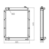 For Kato Excavator HD820R Hydraulic Radiator Assembly