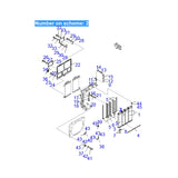 Pasuje do wywrotki Komatsu HD785-7 zespół rdzenia chłodnicy hydraulicznej 561-03-81652 561-03-81651