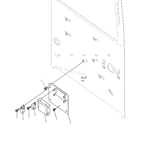 Fits pour l'excavatrice Komatsu PC160LC-8 PC300-8 PC300LC-8 PC350-8 PC350LC-8 PC400-8 PC400LC-8 PC450-8 CONDITIONNEUR DE CLIDICATEUR ECC 17A-979-3180
