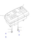 Passer til Komatsu gravemaskin PC220-6Z PC220LC-6Z LCD-skjermpanel 7834-75-2100 7834-75-2103