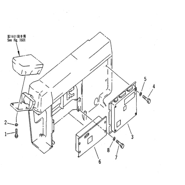 Fits For Komatsu Excavator PC300 PC300-5 PC300LC PC300LC-5 Monitor 207-06-X3110
