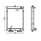 Voor Hyundai Graafmachine R210LC-7 R210-7 Hydraulische Radiator Kernassemblage 11N6-40190