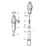 Fuel Injection JR919331 Fits for CASE Engine 4390 6590 Tractor 8820 8830 2096 850E 855E 550E 550G 450C 455C - Fab Heavy Parts
