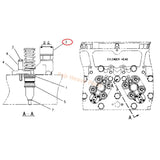 Fuel Injector 10R - 0967 10R0967 Fits for Caterpillar CAT Engine 3176 3054 Excavator 345B 345BL Backhoe Loader 416C 428C, Remanufactured - Fab Heavy Parts