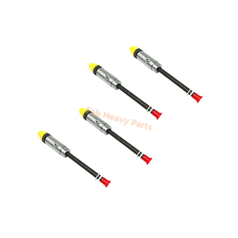 4 PCS Fuel Injector 130-1804 1301804 0R8787 0R-8787 7W7033 7W-7033 Fits for Caterpillar CAT Engine 3408B 3412C, Remanufactured