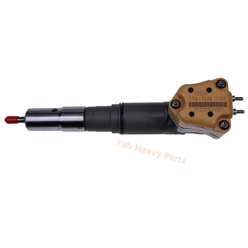 Fuel Injector 174-7526 1747526 Fits for Caterpillar CAT Engine 3408E 3412 Truck AD45 AD40 AE40 69D 769D Tractor 651E, Remanufactured