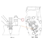 Fuel Injector 203-7685 2037685 Fits for Caterpillar CAT Engine C10 Excavator 345B II 365B Truck 725 730, Remanufactured
