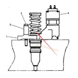 Fuel Injector 208 - 9160 2089160 Fits for Caterpillar CAT Engine C12 3176C Tractor D7R II Wheel Loader 966G II, Remanufactured - Fab Heavy Parts