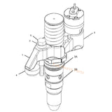 Fuel Injector 230 - 9457 2309457 Fits for Caterpillar CAT Engine 3508B 3512B 3516B, Remanufactured - Fab Heavy Parts