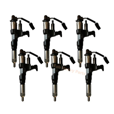 Fuel Injector 23670 - E0010 095000 - 6593 for Hino Engine 3.8L 4.7L 5.0L 6.5L 7.7L - Fab Heavy Parts