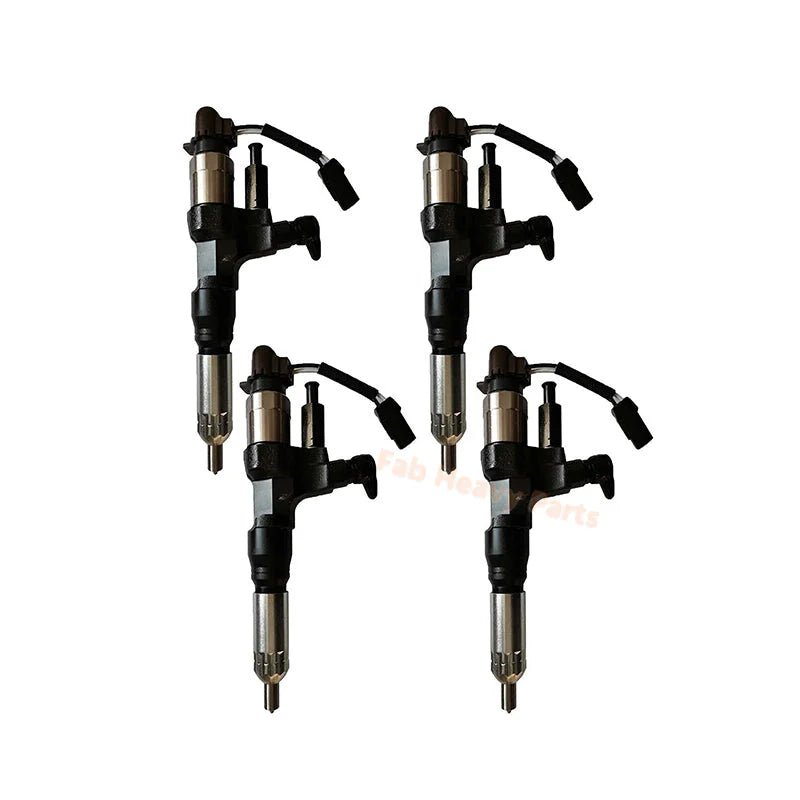 Fuel Injector 23670 - E0010 095000 - 6593 for Hino Engine 3.8L 4.7L 5.0L 6.5L 7.7L - Fab Heavy Parts