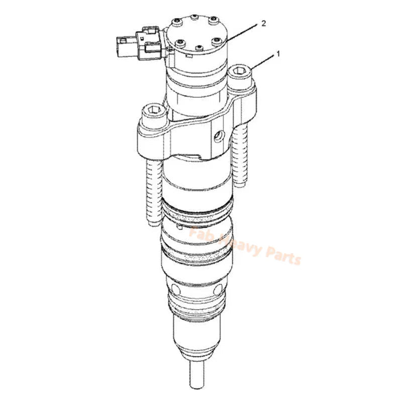 Fuel Injector 267 - 9717 2679717 Fits for Caterpillar CAT Engine C9 Generator SR4B D250GC D300GC - Fab Heavy Parts