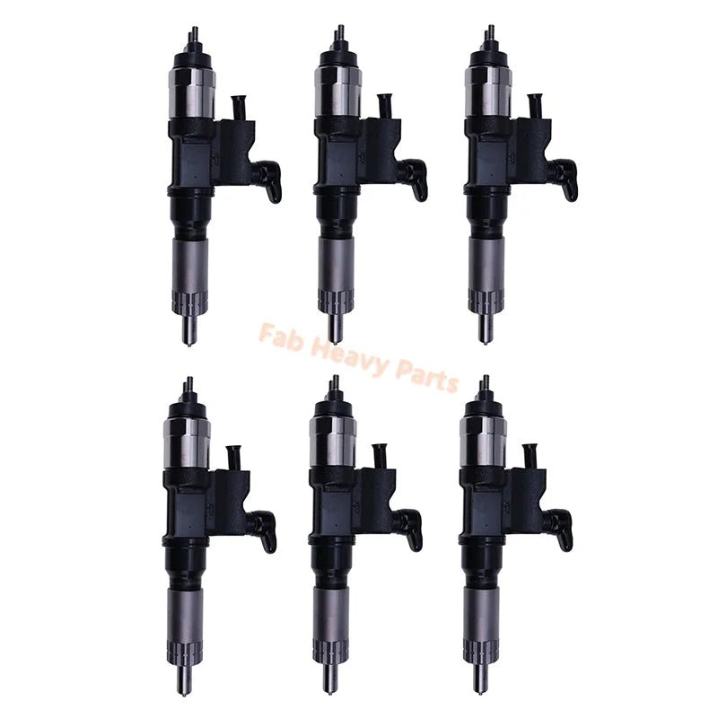 Fuel Injector 8 - 97609791 - 5 095000 - 6395 for Isuzu Engine 4HK1 6HK1 - Fab Heavy Parts
