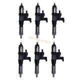 Fuel Injector 8 - 97609791 - 5 095000 - 6395 for Isuzu Engine 4HK1 6HK1 - Fab Heavy Parts