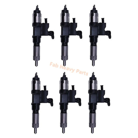 Fuel Injector 8 - 97609791 - 5 095000 - 6395 for Isuzu Engine 4HK1 6HK1 - Fab Heavy Parts