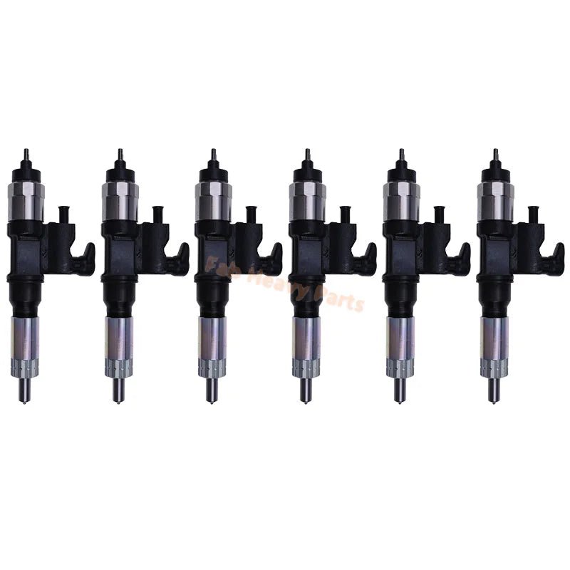 Fuel Injector 84300343 87336445 for Isuzu Engine 4HK1 6HK1 Fits CASE Excavator CX240 CX290B CX350B CX330 CX210B CX225SR CX240B - Fab Heavy Parts