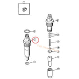 Kraftstoffeinspritzer J914472 Passend für CASE Motor 4390 6590 Traktor 8820 8830 6000 6500 2096 550 550E 450C 455C