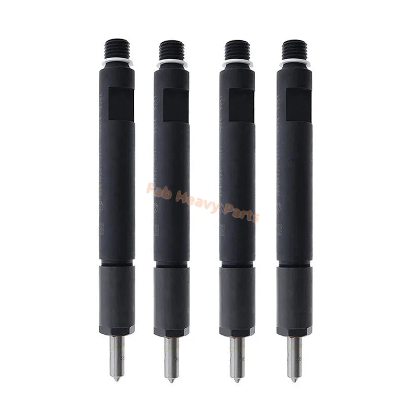 4 PCS Fuel Injector VOE11370638 for Volvo Wheel Loader L20B L20F L25B L25F L28F L30B L35B