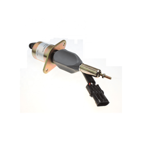 Fuel Shutoff Solenoid 1755ES RE504223 Fits for John Deere PowerTech Engine 762B 6076, 24V - Fab Heavy Parts