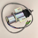 Fuel Shutoff Solenoid 1819100520 MV2 - 17A Fits Isuzu 4JG1 4JG2 6BG1 6BB1 Engine, 24V - Fab Heavy Parts