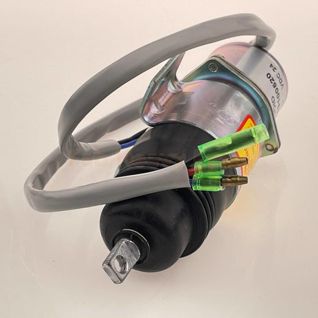 Fuel Shutoff Solenoid 1819100520 MV2 - 17A Fits Isuzu 4JG1 4JG2 6BG1 6BB1 Engine, 24V - Fab Heavy Parts