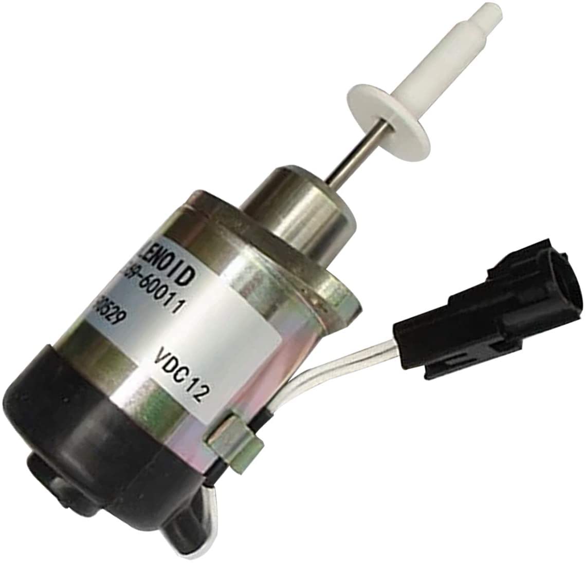 Fuel Stop Solenoid PS45CZ393 1E369 - 60011 for Kubota V2607 V3307 Linde 1219 Engine - Fab Heavy Parts