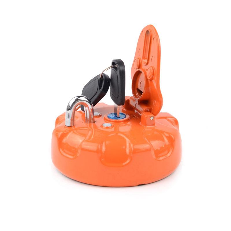 Fuel Tank Cap Diesel Cover w/ 2 Keys Fit Doosan DH215 - 7 DH225 - 9 DH300 Excavator - Fab Heavy Parts