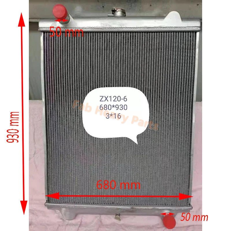 Generator Radiator MN42000 - 34410P for Perkins Engine 403 Series - Fab Heavy Parts