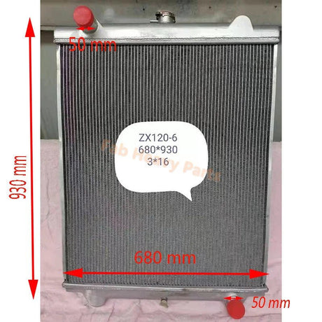 Generator Radiator MN42000 - 34410P for Perkins Engine 403 Series - Fab Heavy Parts