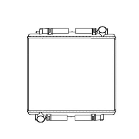 Generator Radiator MN42000 - 34410P for Perkins Engine 403 Series - Fab Heavy Parts