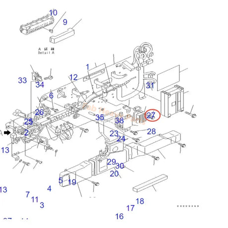 Governor Controller 7834-24-5000 Fits for Komatsu Excavator PW130ES-6K