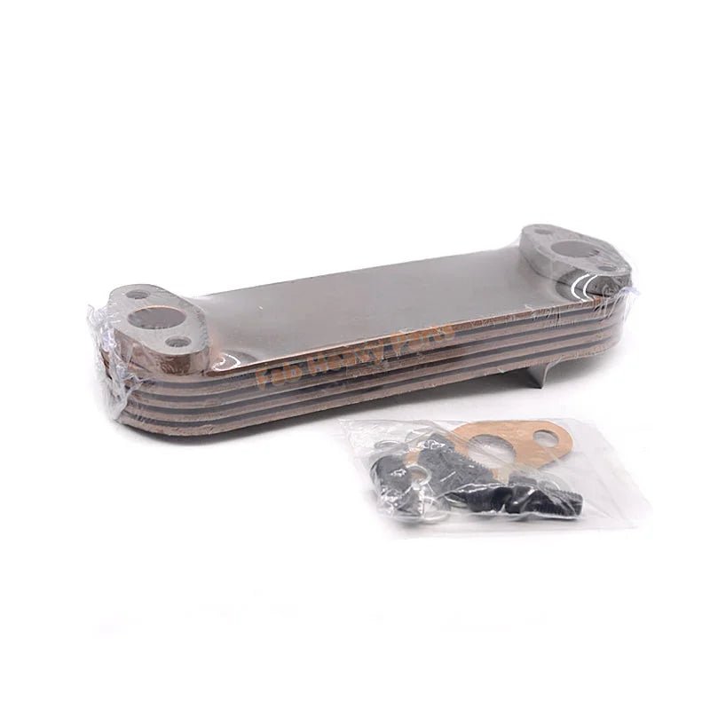 Hino J05E Engine Oil Cooler For Excavator Kobelco SK250 - 6 SK260 - 8 SK200 - 8 SK240 - 8 - Fab Heavy Parts