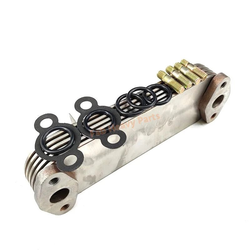 Hino J05E Engine Oil Cooler For Excavator Kobelco SK250 - 6 SK260 - 8 SK200 - 8 SK240 - 8 - Fab Heavy Parts