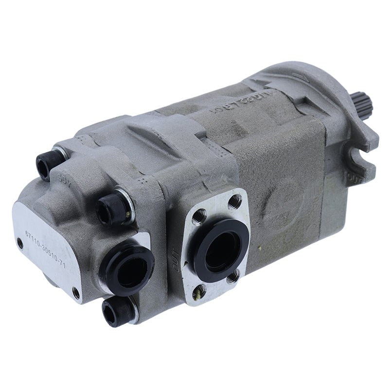 Hydraulic Pump 67110 - 30510 - 71 for Toyota Forklift 7FDK40 7FDU35 7FGU35 7FGU45 - Fab Heavy Parts