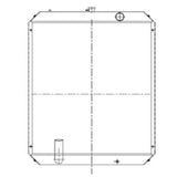 Hydraulic Radiator 11NA - 44111 11NA - 44170 for Hyundai Excavator R370LC - 7 - Fab Heavy Parts