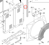 Hydraulic Radiator 11Q9 - 40522 11Q9 - 40523 11Q9 - 40524 11QA - 40205 for Hyundai Excavator R320LC - 9 R360LC - 9 R380LC - 9 - Fab Heavy Parts